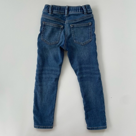 J.Crew Crewcuts Girls Navy White Striped Jeans Outfit LOT OF TWO Size XS, 4/5 - Picture 14 of 15